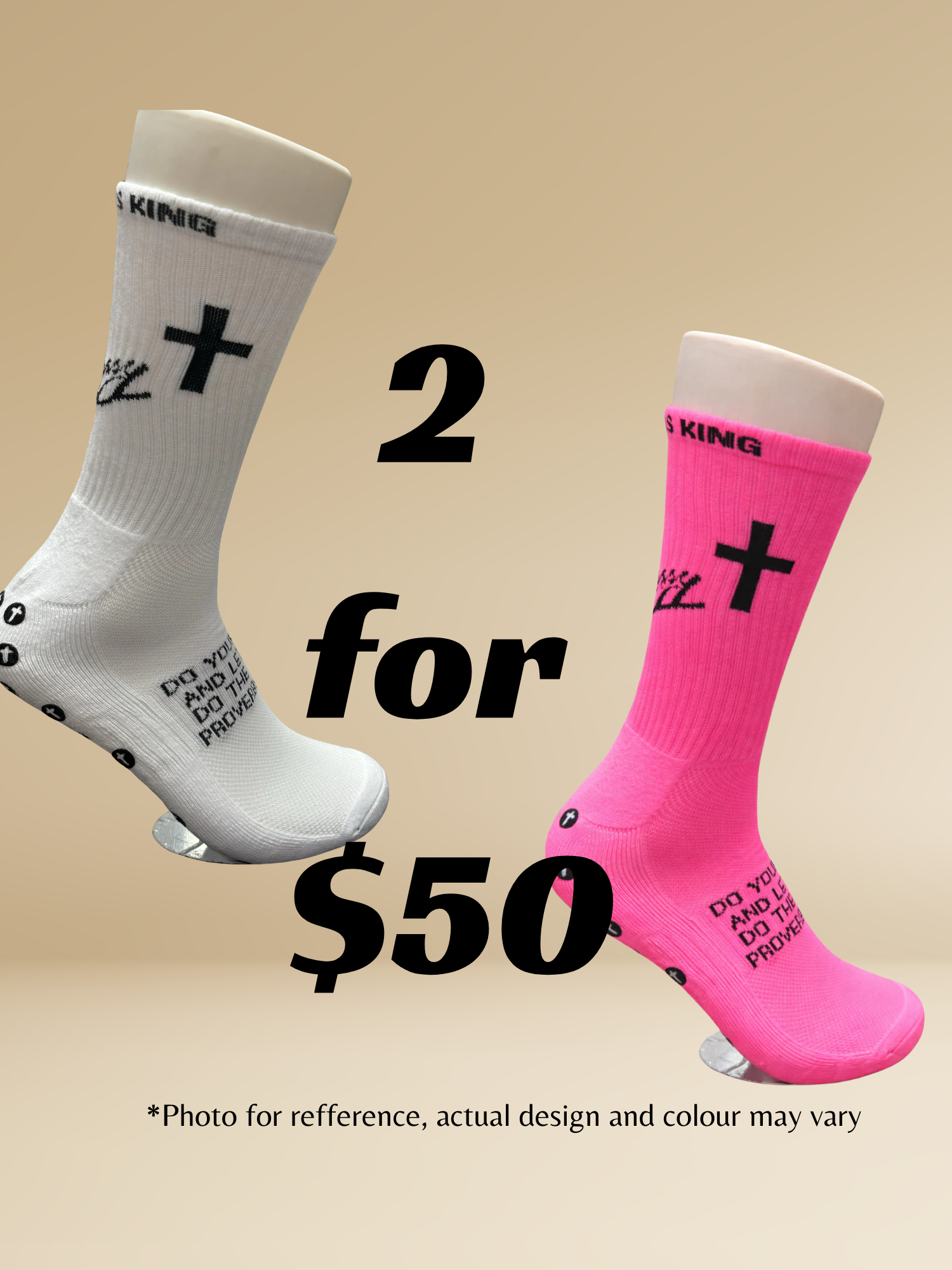 PRE ORDER Dessy Grip Socks (2 for $50)